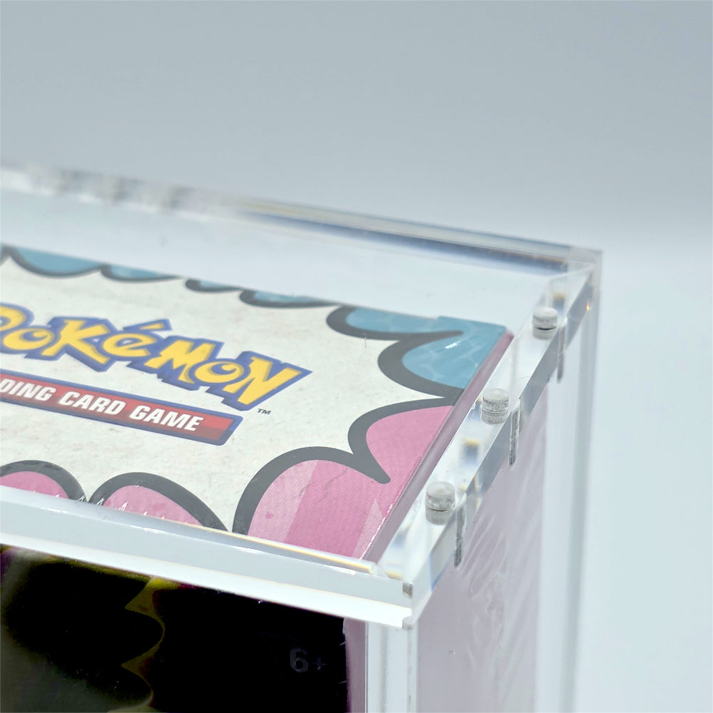 Acrylic Pokemon Modern Booster Bundle Case With Magnetic Lid