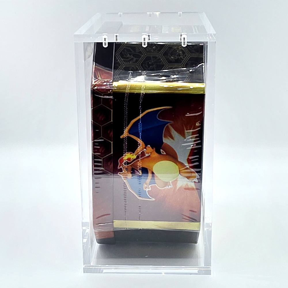 Acrylic Pokemon Tin Case With Magnetic Lid