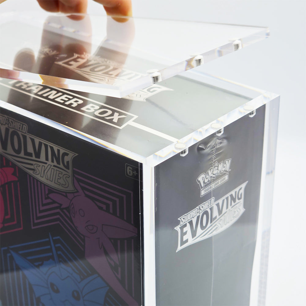 Acrylic Pokemon Premium Elite Trainer Box Case With 8mm Magnetic Lid