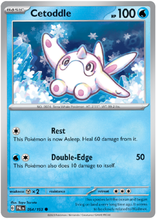 054. Cetoddle - Common - Paldea Evolved