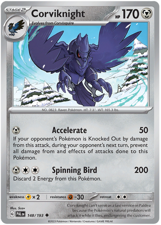 148. Corviknight - Uncommon - Paldea Evolved