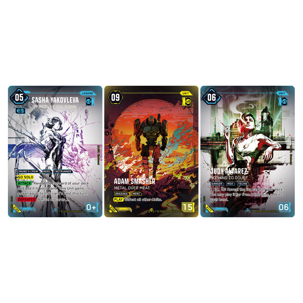 Cyberpunk TCG - Welcome To Night City Beta Sealed Case (6x Booster Boxes)