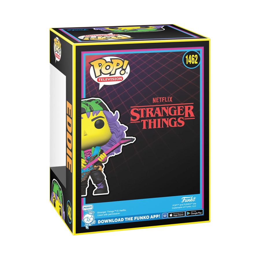 Stranger Things Funko Pop! Vinyl - Eddie Blacklight Edition #1462