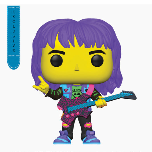 Stranger Things Funko Pop! Vinyl - Eddie Blacklight Edition #1250