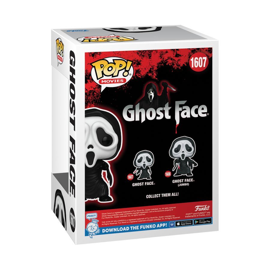 Scream Funko Pop! Vinyl - Ghostface (Glow In The Dark U.S Exclusive) #1607