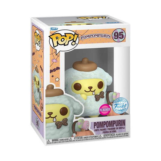 Sanrio Funko Pop! Vinyl - Hello Kitty - Pompompurin (Halloween) US Exclusive Flocked #95