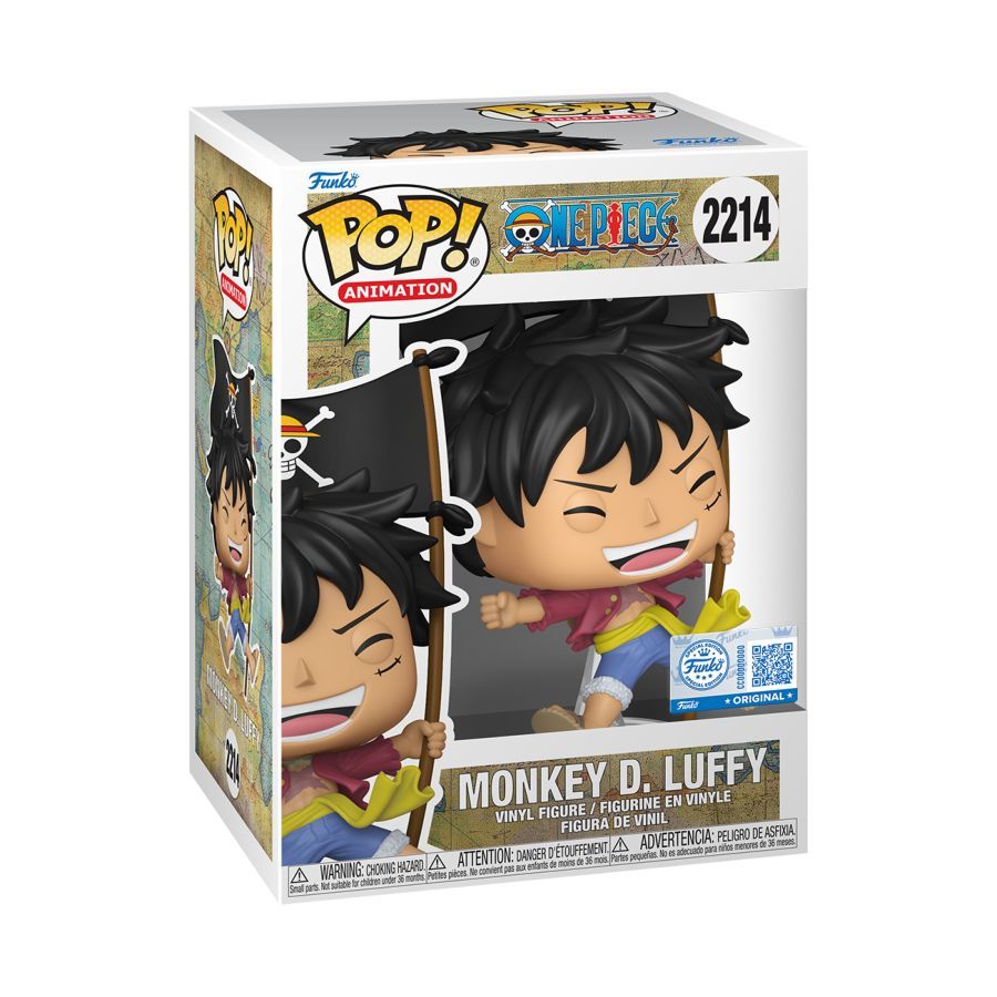One Piece Funko Pop! Vinyl - Monkey D. Luffy (US Exclusive) #2214