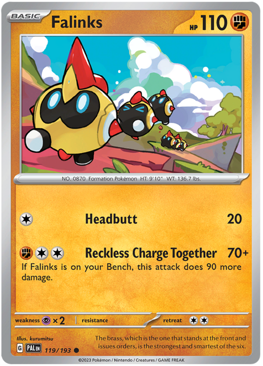 119.  Falinks - Common - Paldea Evolved