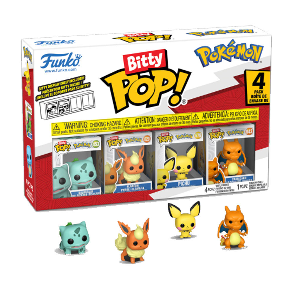 Funko Bitty Pop! Pokemon Bulbasaur Pop Vinyl 4-Pack