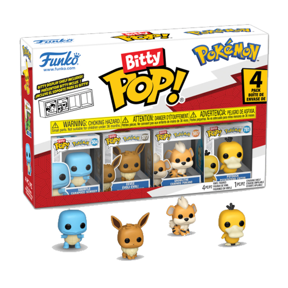 Funko Bitty Pop! Pokemon Squirtle Pop Vinyl 4-Pack