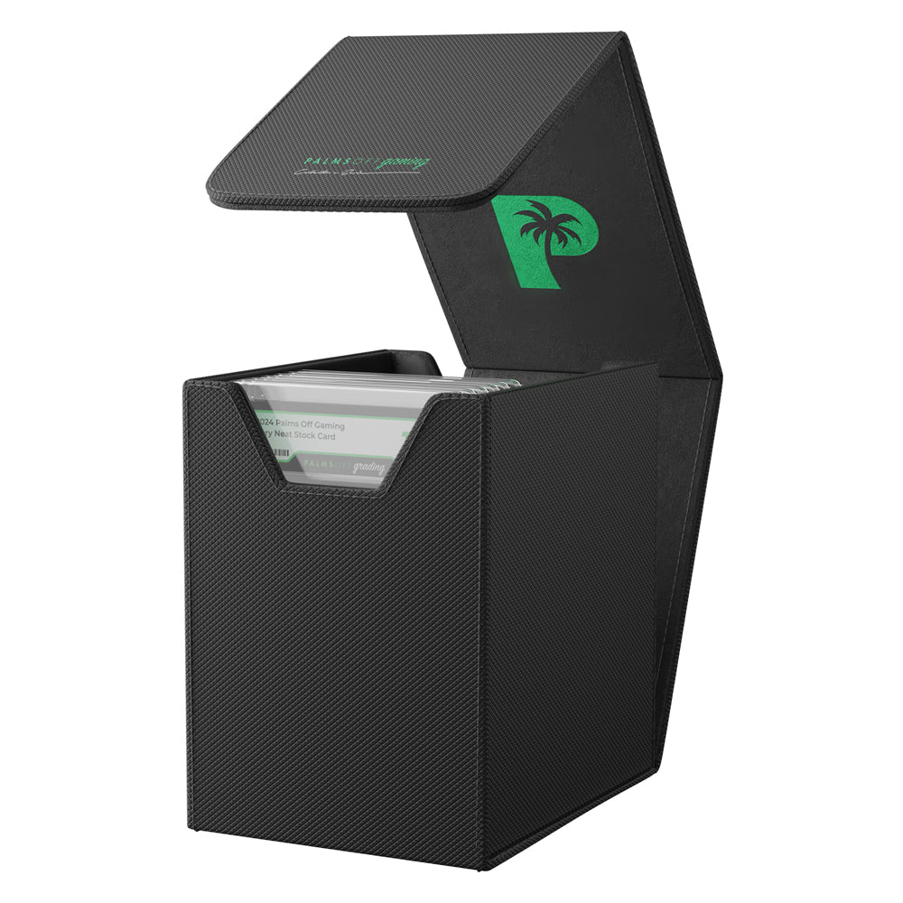 Palms Off Gaming - Collector's Series Graded Card Storage Case Small Black