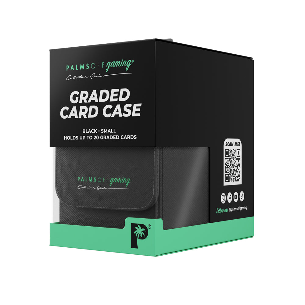 Palms Off Gaming - Collector's Series Graded Card Storage Case Small Black