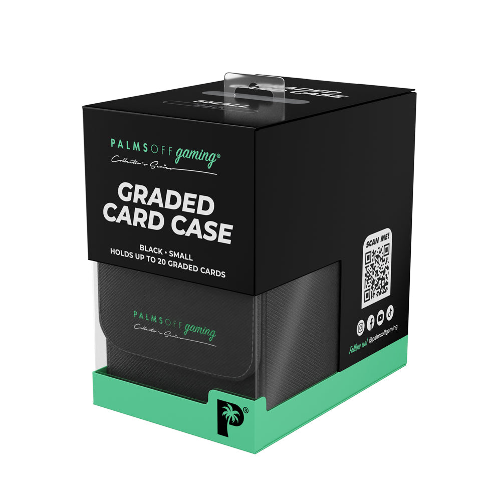 Palms Off Gaming - Collector's Series Graded Card Storage Case Small Black