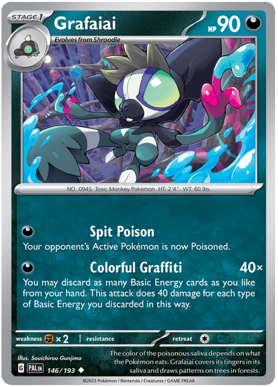 146. Grafaiai - Uncommon - Paldea Evolved