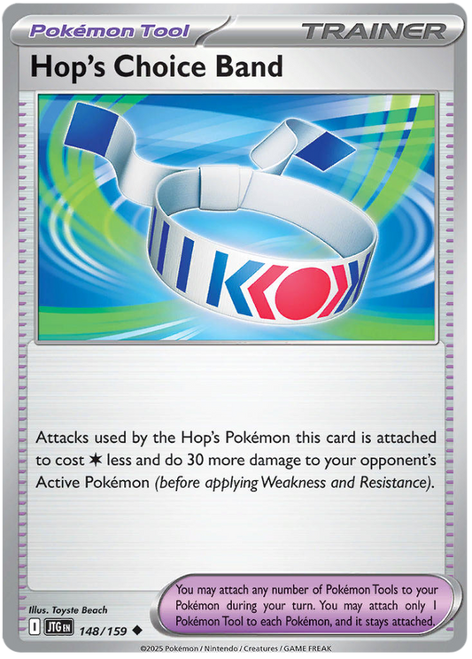 148.Trainer Pokemon Tool Hop's Choice Band.JTG.Uncommon