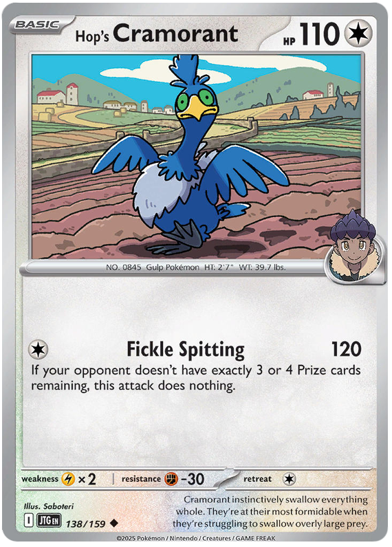 138.Hop's Cramorant.JTG.Uncommon