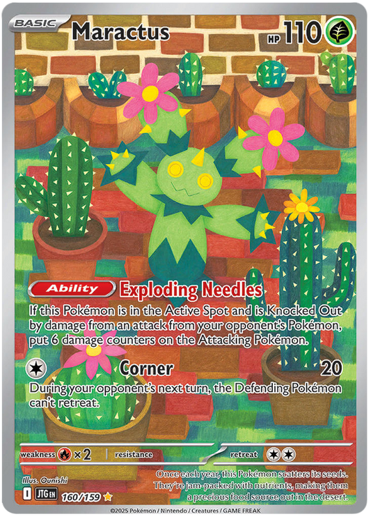 160.Maractus.JTG.Illustration Rare Holo