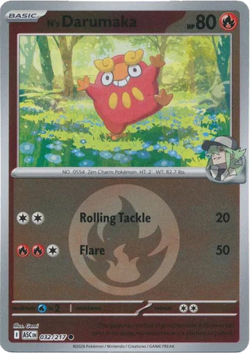 032.N's.Darumaka.ASC.Common.Reverse.Holo