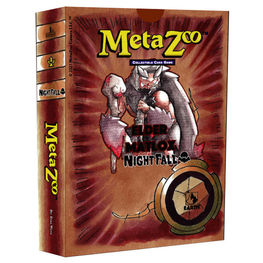 Metazoo Nightfall Earth Elder Matlox - Theme Deck