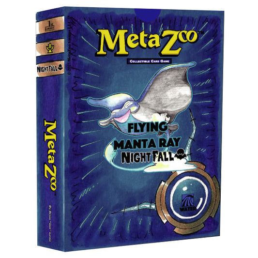 Metazoo Nightfall Water Flying Manta Ray - Theme Deck