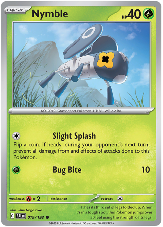 019. Nymble - Common - Paldea Evolved