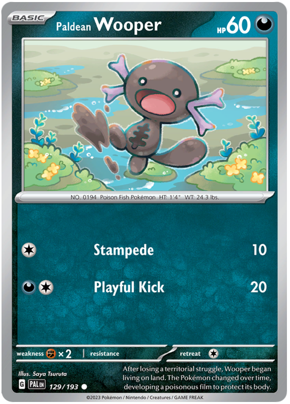 129. Paldean Wooper - Common - Paldea Evolved