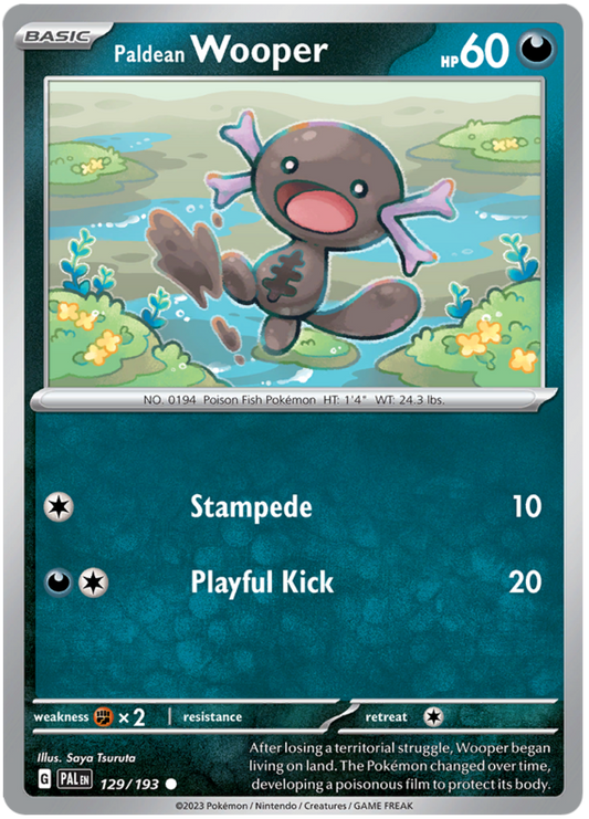 129. Paldean Wooper - Common - Paldea Evolved