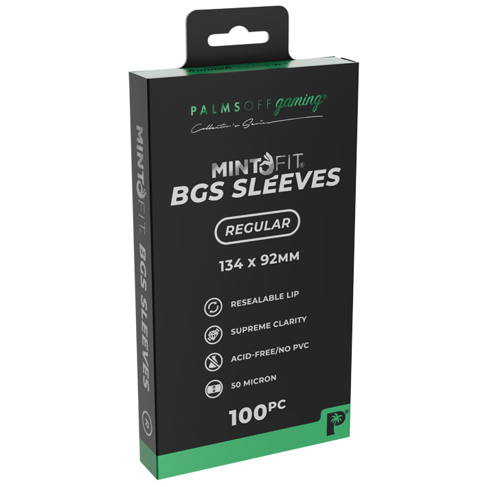 Palms Off Gaming - Mint Fit BGS Regular Sleeves 134x92mm 100pc