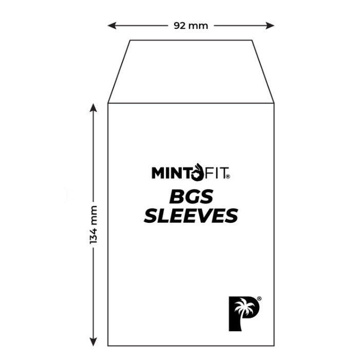 Palms Off Gaming - Mint Fit BGS Regular Sleeves 134x92mm 100pc