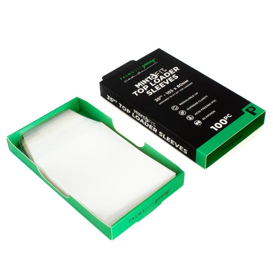 Palms Off Gaming - Mint Fit Top Loader 35pt Sleeves 103x80mm 100pc