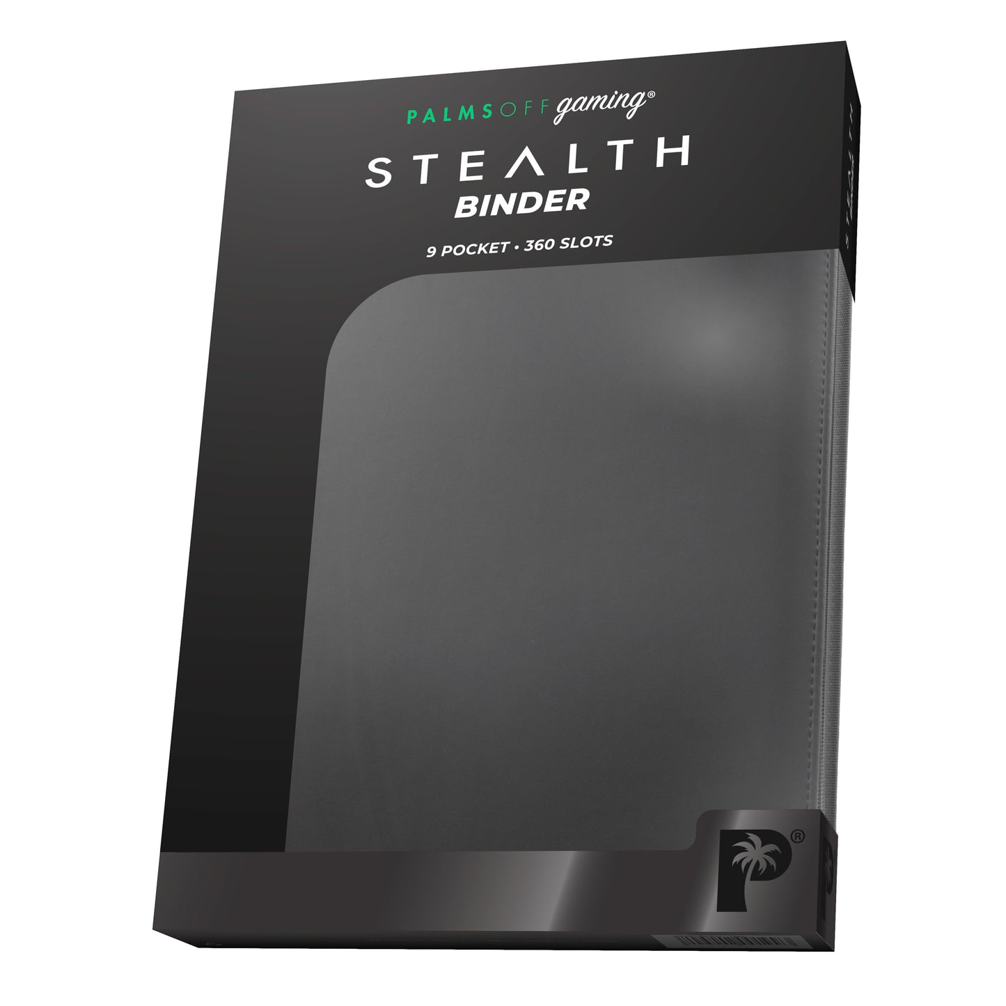 Palms Off Gaming - Stealth 9 Pocket Zip Binder 360 Slots Black