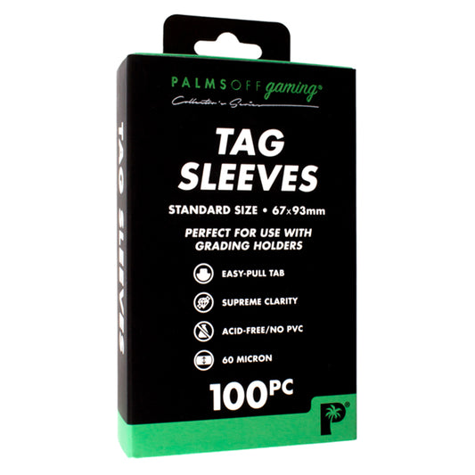 Palms Off Gaming - Tag Sleeves Standard Size 60x87mm 100pc