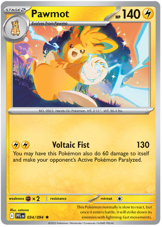 034.Pawmot.PFL.Rare Holo