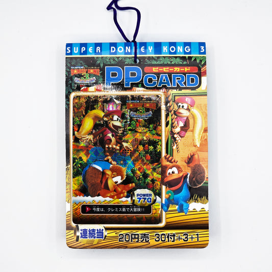 Bandai Super Donkey Kong Country 3 Amada PP Sealed Pack (Feat. Dixie & Kiddy)