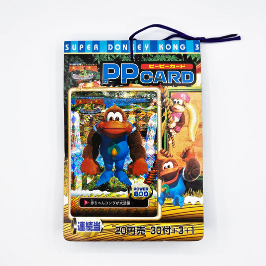 Bandai Super Donkey Kong Country 3 Amada PP Sealed Pack (Feat. Kiddy)