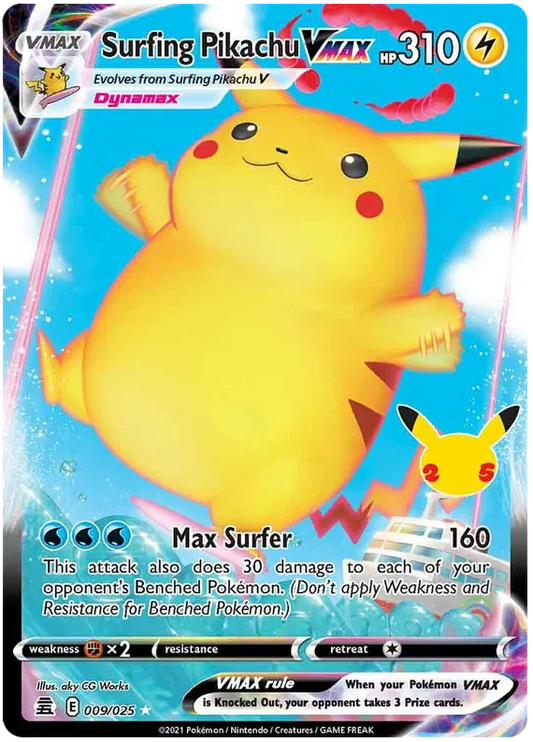 009. Surfing Pikachu VMAX