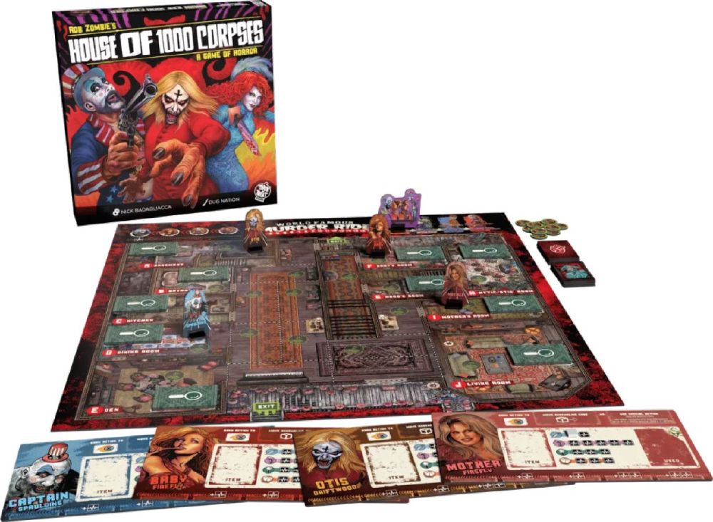 Rob Zombie's House Of 1000 Corpses Board Game