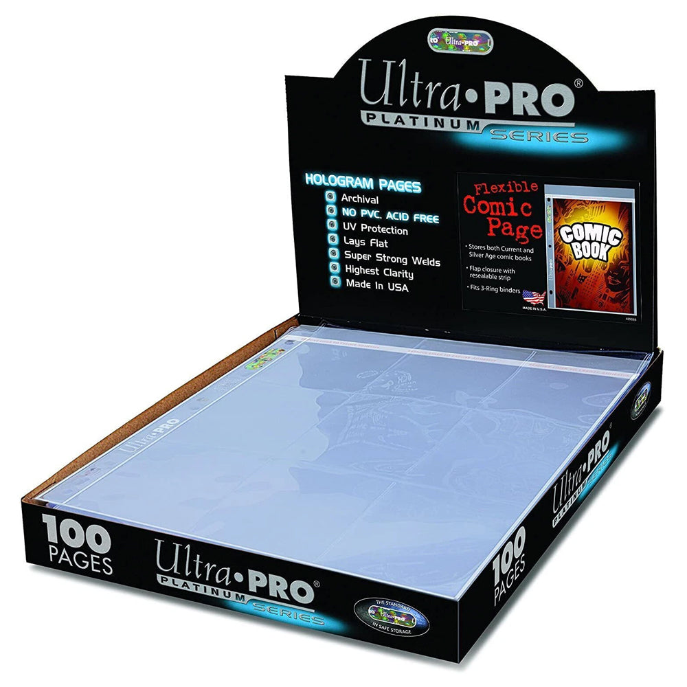10x Ultra Pro 3 Ring Comic Platinum Series Pages